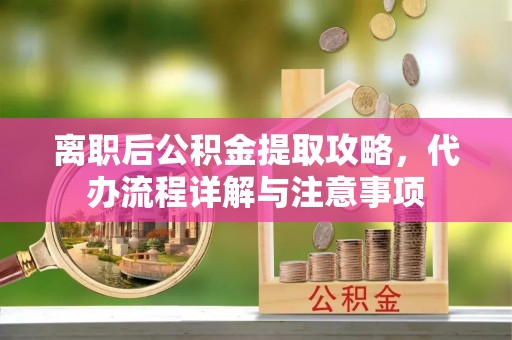 板桥离职后公积金提取攻略，代办流程详解与注意事项