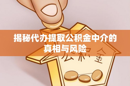 板桥揭秘代办提取公积金中介的真相与风险