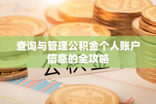 板桥查询与管理公积金个人账户信息的全攻略