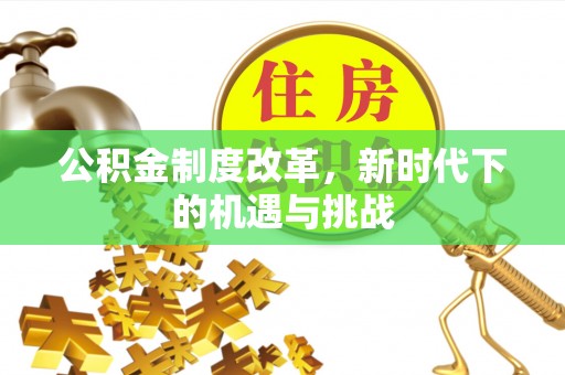 板桥公积金制度改革，新时代下的机遇与挑战
