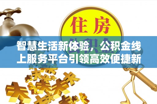 板桥智慧生活新体验，公积金线上服务平台引领高效便捷新潮流