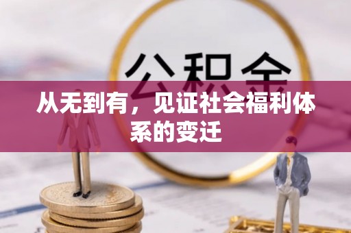 板桥从无到有，见证社会福利体系的变迁