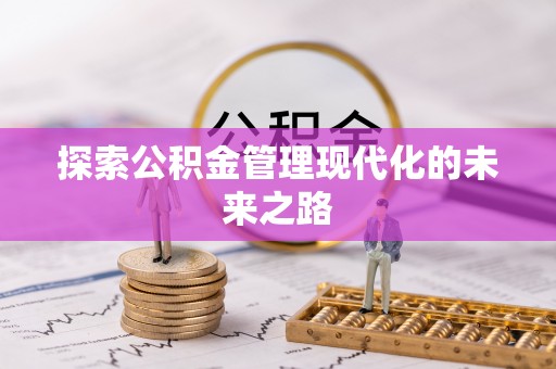 板桥探索公积金管理现代化的未来之路
