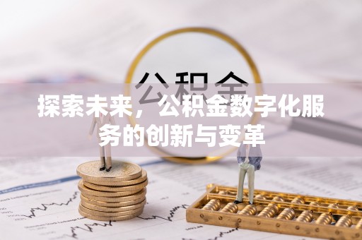 板桥探索未来，公积金数字化服务的创新与变革