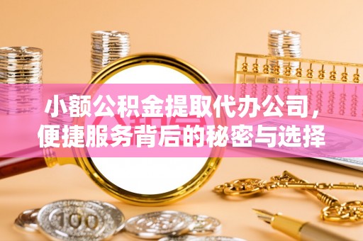 板桥小额公积金提取代办公司，便捷服务背后的秘密与选择指南