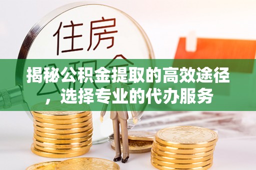 板桥揭秘公积金提取的高效途径，选择专业的代办服务