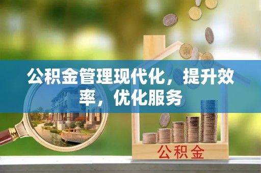 板桥公积金管理现代化，提升效率，优化服务
